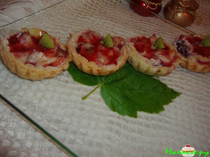 Пирожные "Фруктовый микс"