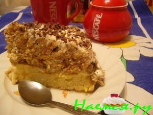 Торт 'Кудрявый пинчер' со сгущенкой