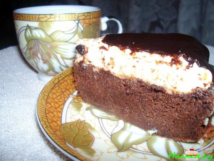 Торт шоколадный с безе