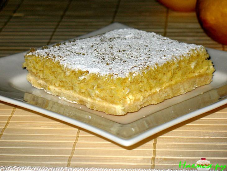Лимонно-кокосовый пирог (Lemon-Coconut-Slice)