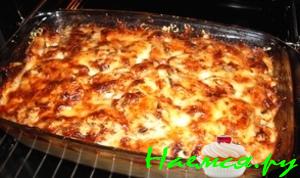 Быстрая мясная запеканка Быстрая мясная запеканка