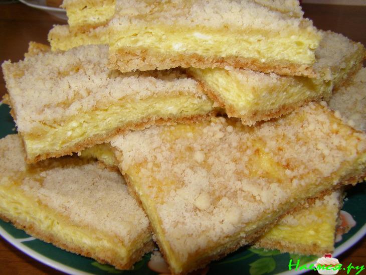 Пирог творожно-фруктовый 