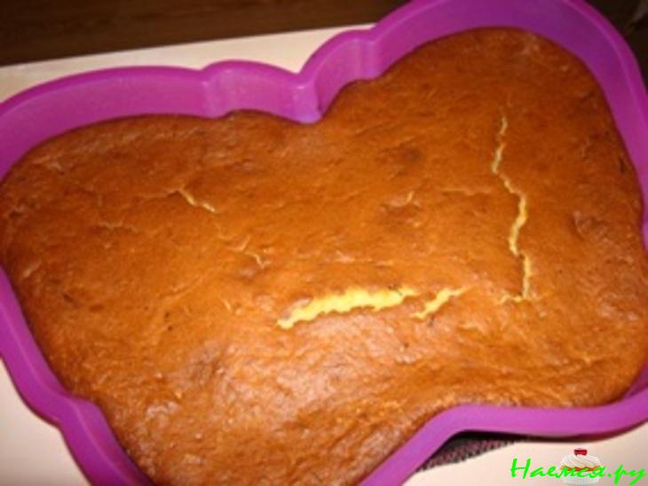 Пирог творожно-лимонный