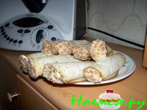 Трубочки с кремом домашние