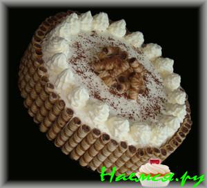 Торт с творожным кремом 'Нежность'