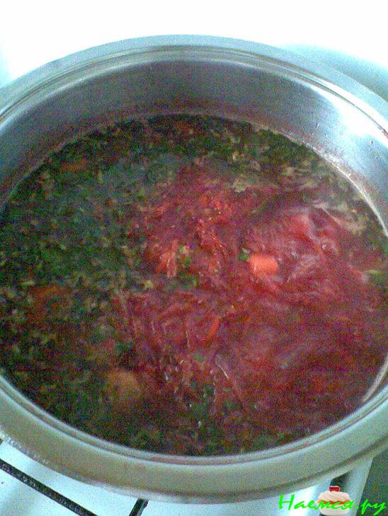 Борщчок с фрикадельками Борщчок с фрикадельками