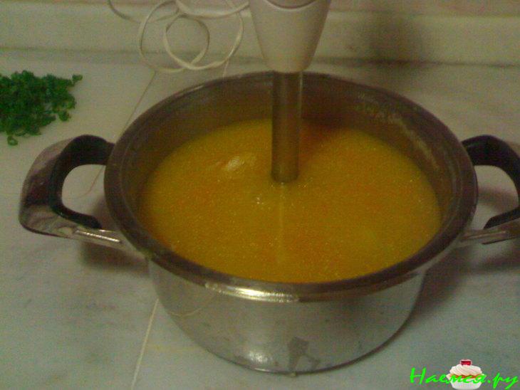 Нежный куриный крем-суп