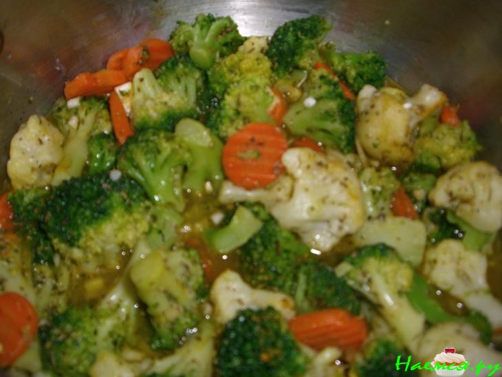 Овощи в сливочном соусе Овощи в сливочном соусе