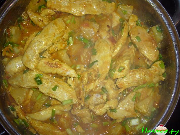 Фрикассе из курочки