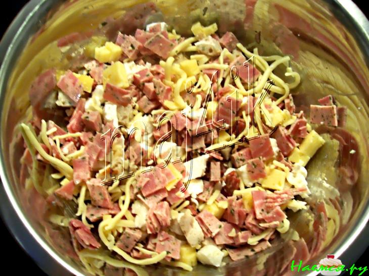 Пирог "Пицца внутри"