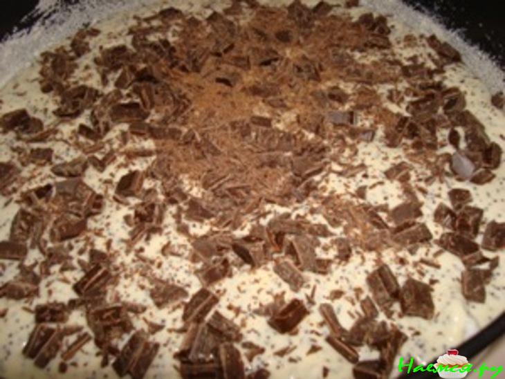 Шоколадно-маковый пирог