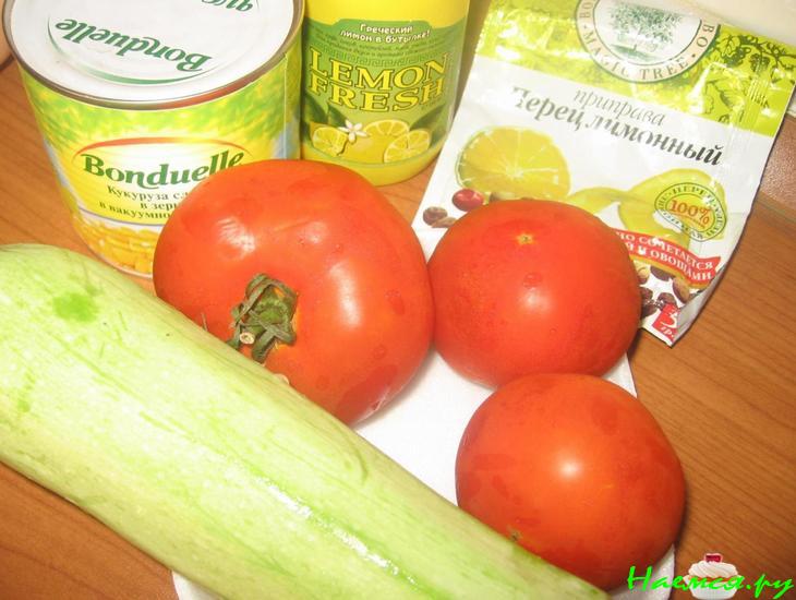 Салат овощной "Радужный"