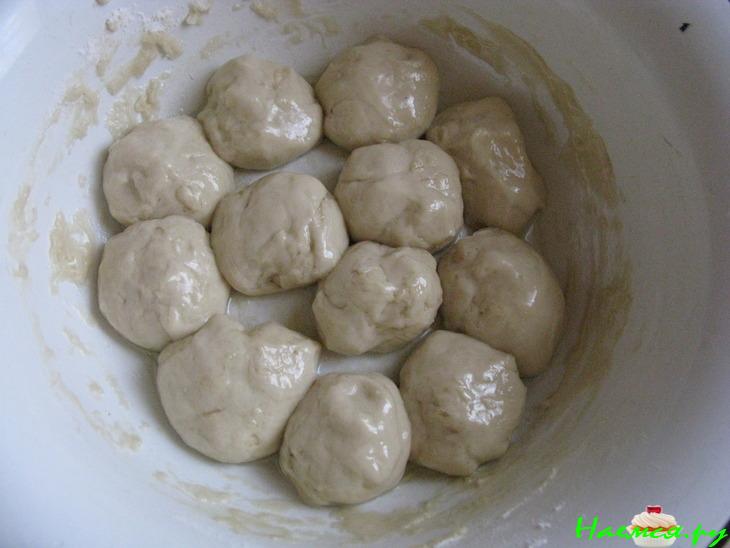 Нежные булочки-пирожки с начинкой (на яблочном соке)