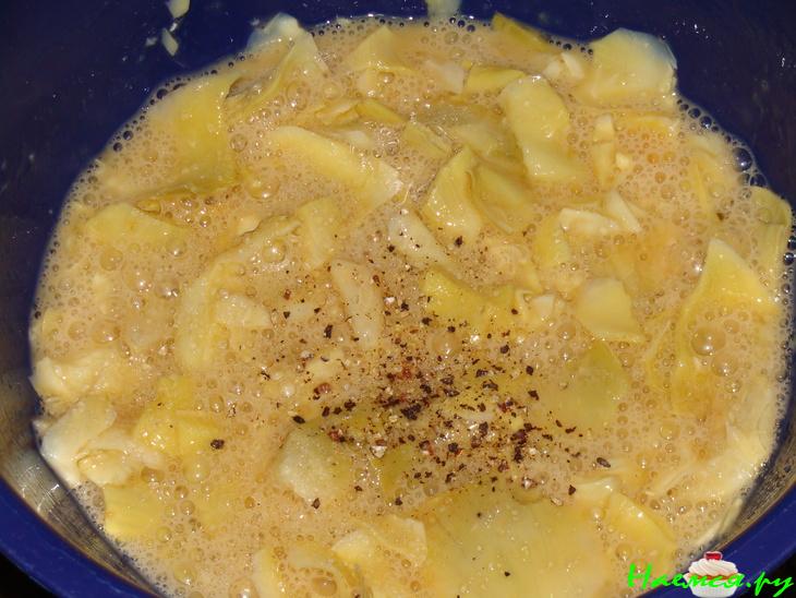 Тортия с артишоками