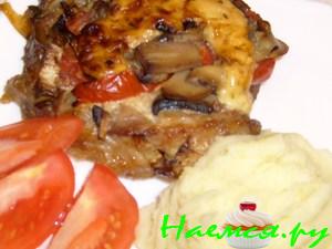 Мясо с овощами (свиная шейка) Мясо с овощами (свиная шейка)