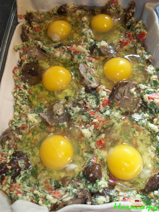 Пирог фермерский "Яичница с сыром" Пирог фермерский "Яичница с сыром"