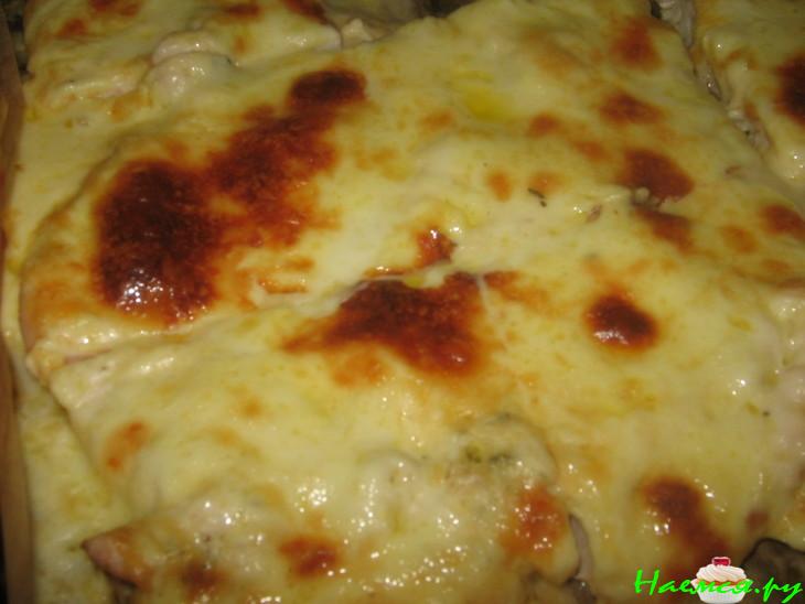 Куриная отбивная в майонезе с чесноком Куриная отбивная в майонезе с чесноком