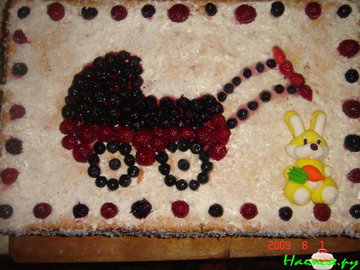 Тортик для Кристинки + мой вариант вкусного бисквита Тортик для Кристинки + мой вариант вкусного бисквита