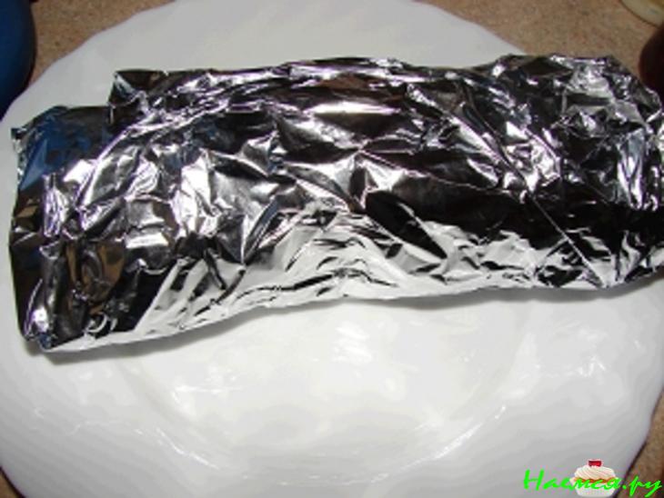 Солёно-мороженый рулетик из скумбрии