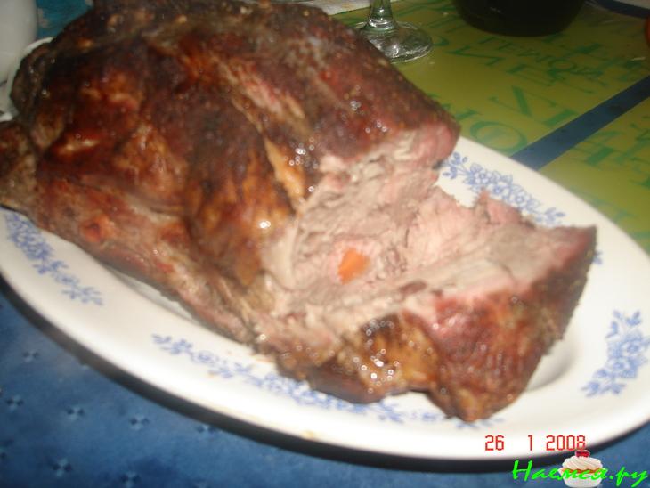 Свинина в рукаве