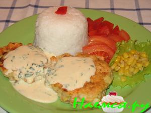 Котлеты "по-приморски" из горбуши