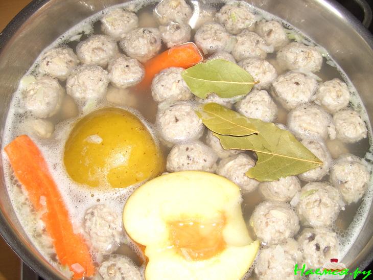 Суп с фрикадельками