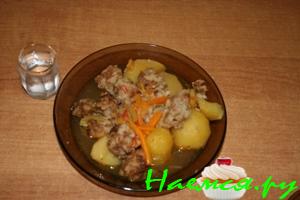 Турма (картофель с фрикадельками) Турма (картофель с фрикадельками)
