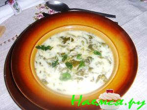 Шпинатовый суп - болгарский вариант