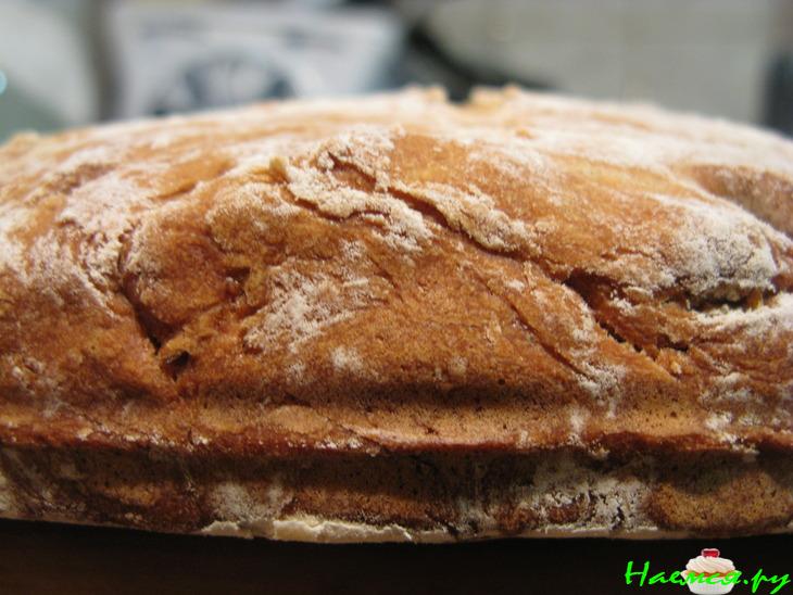 Хлеб на кефире, без дрожжей, с чем душе угодно