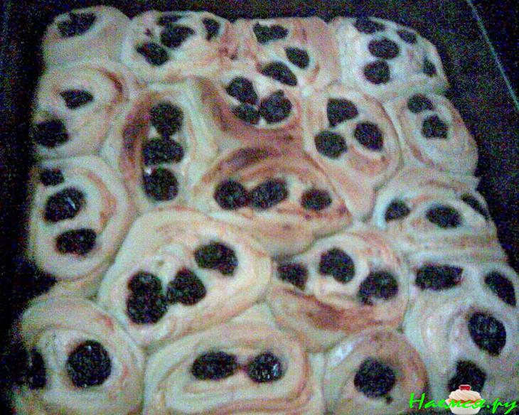 Вишнево-творожный пирог