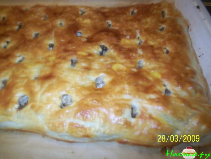 Пирог с курицей и грибами Пирог с курицей и грибами