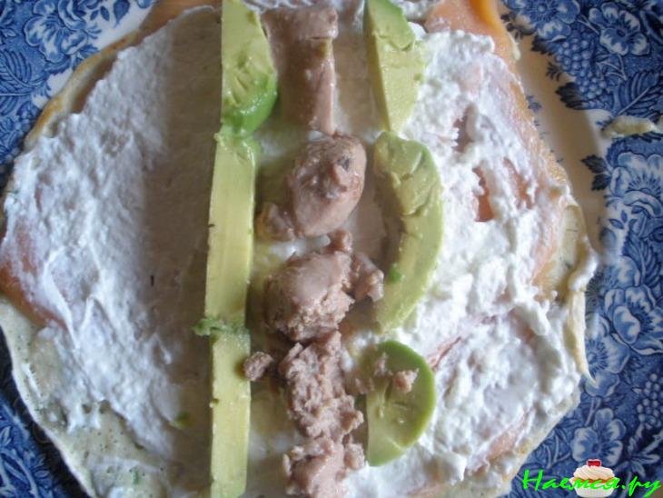 Блинный ролл для вечеринки Блинный ролл для вечеринки