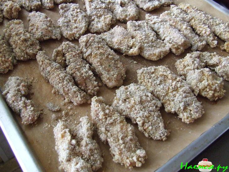 Хрустящие куриные палочки