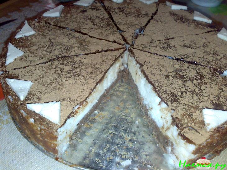 Тортик "Птичье молоко" мой вариант