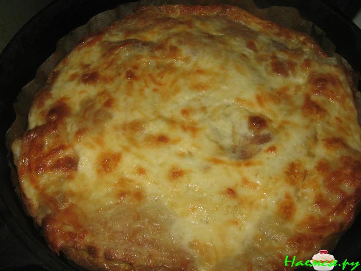 Рыба с сырным суфле, запеченная под майонезом