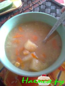 Супчик быстрый с кукурузой