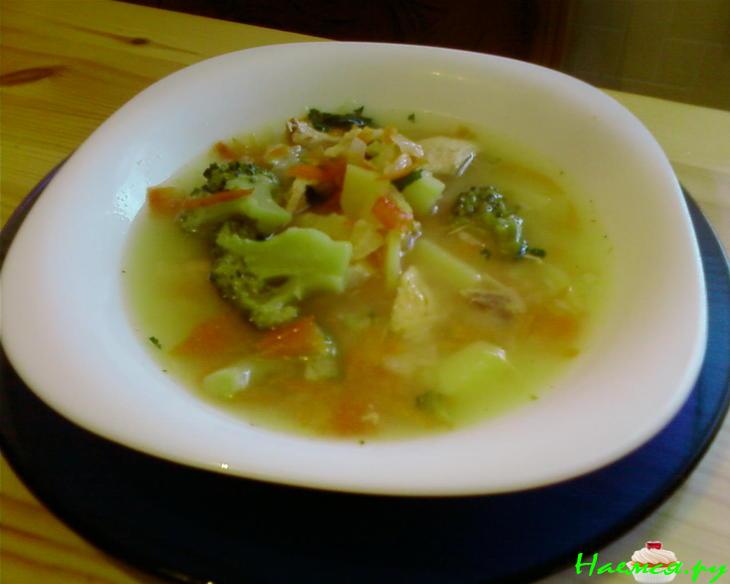 Овощной суп с хреном и горчицей