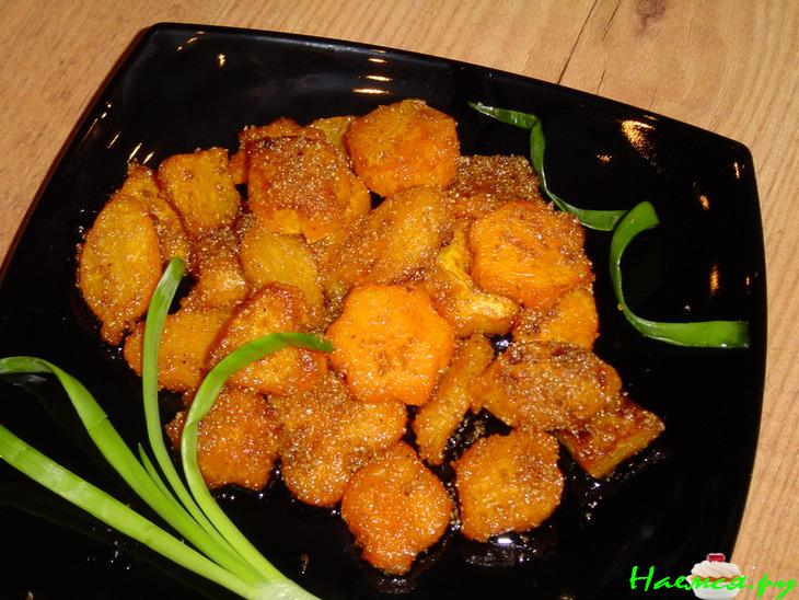 Тыквочка, обжаренная в сухарях