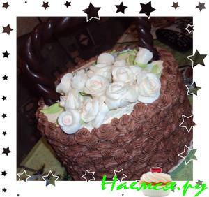 Торт "Корзина с цветами"