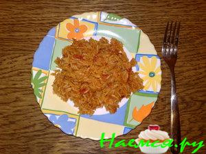 Рис с помидорами на гарнир