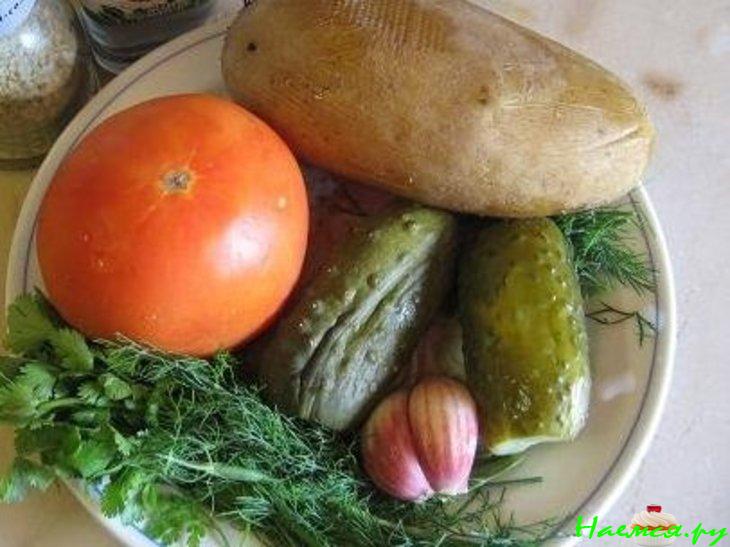 Салат "Слепила из того, что было" Салат "Слепила из того, что было"