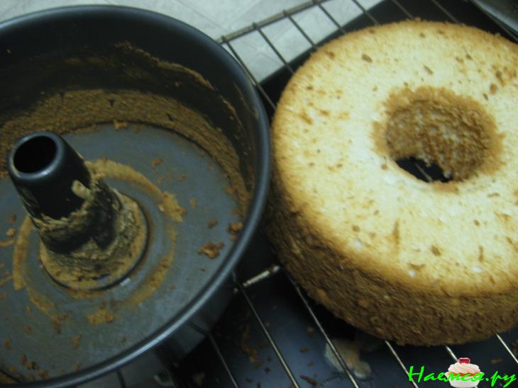 ANGEL FOOD CAKE (классический белоснежный нежный бисквит)