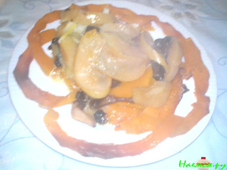 Фруктово-тыквенный пирог