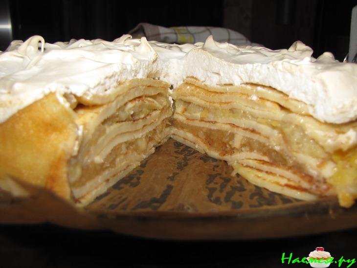 Десертный блинный пирог