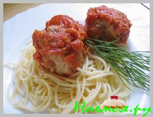 Ленивые голубцы с соусом