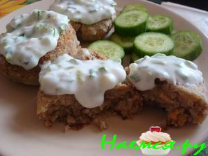 Котлеты гречневые постные