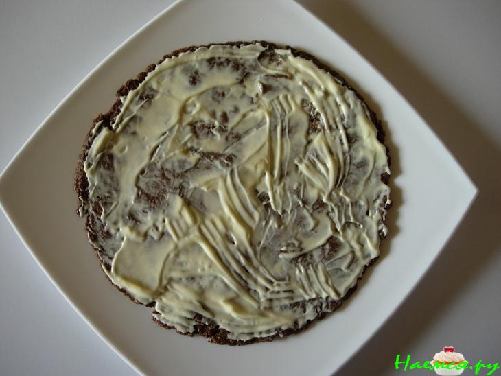 Печеночный торт для любимого (с вишней и фисташками)