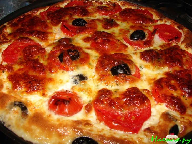 Макаронная запеканка - пицца Макаронная запеканка - пицца