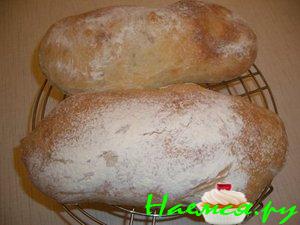 Чиабатта на молоке