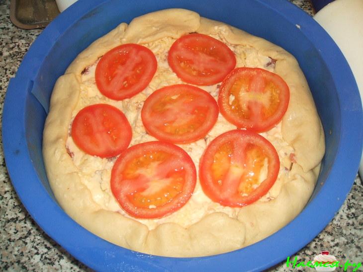 Мясной пирог с грибами и сыром Мясной пирог с грибами и сыром